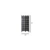 Cecil Solid Wood 4 Panel Room Divider - New Shilpi Handicrafts