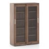 Elliot Sliding Book Shelf Classic Walnut - Urban Ladder