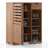 Madden Shoe Cabinet Finish Amber Walnut - Urban Ladder