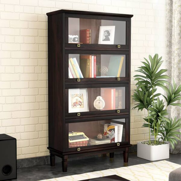 Malabar Solid Wood Bookshelf in Mango Mahogany Finish - Urban Ladder