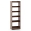 Megan Engineered Wood Bookshelf in Classic Walnut Finish - Urban Ladder
