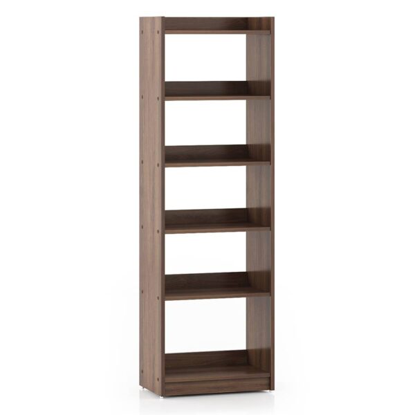 Megan Engineered Wood Bookshelf in Classic Walnut Finish - Urban Ladder