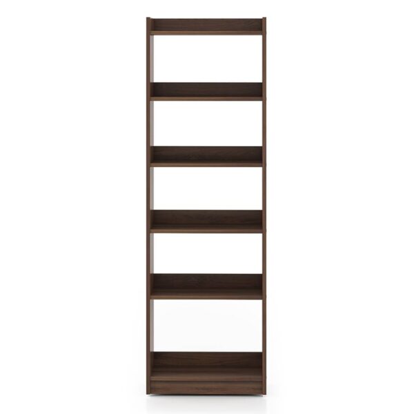 Megan Engineered Wood Bookshelf in Classic Walnut Finish - Urban Ladder