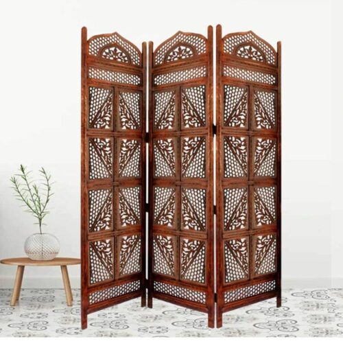 Nelly Solid Wood Room Divider - New Shilpi Handicrafts