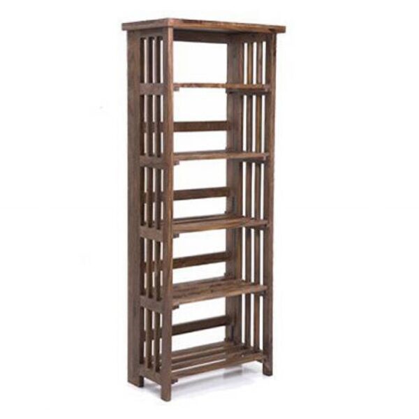Rhodes Solid Wood Bookshelf in Teak Finish - Urban Ladder