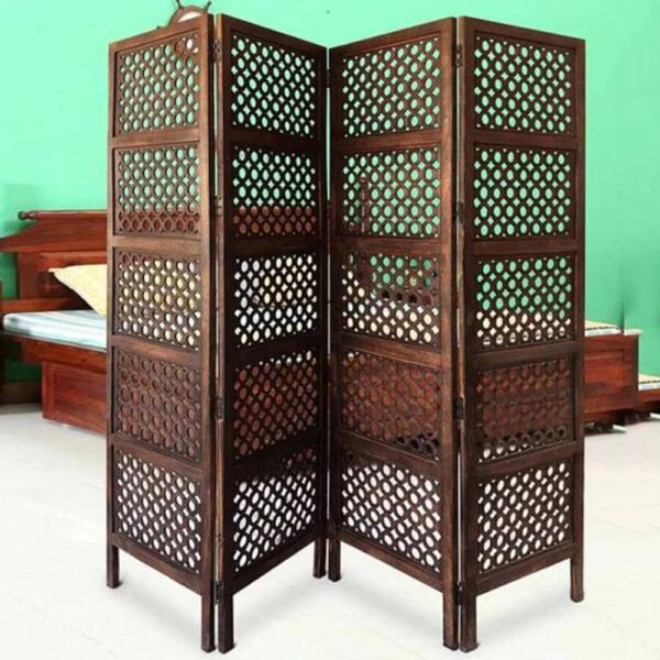 Shilpi Handcarved Wooden Room Divider Panels -NSHC007 - New Shilpi Handicrafts