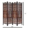 Shilpi Handcarved Wooden Room Divider Panels -NSHC039 - New Shilpi Handicrafts