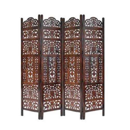 Shilpi Handcarved Wooden Room Divider Panels -NSHC039 - New Shilpi Handicrafts