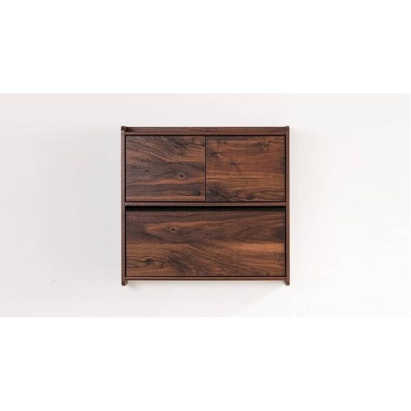 WOODENMOOD Rectangular Wall Cabinet Cum Study - Woodenmood