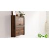 WOODENMOOD Rectangular Wall Cabinet Cum Study - Woodenmood