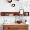 WOODENMOOD Rectangular Wall Rack - Woodenmood