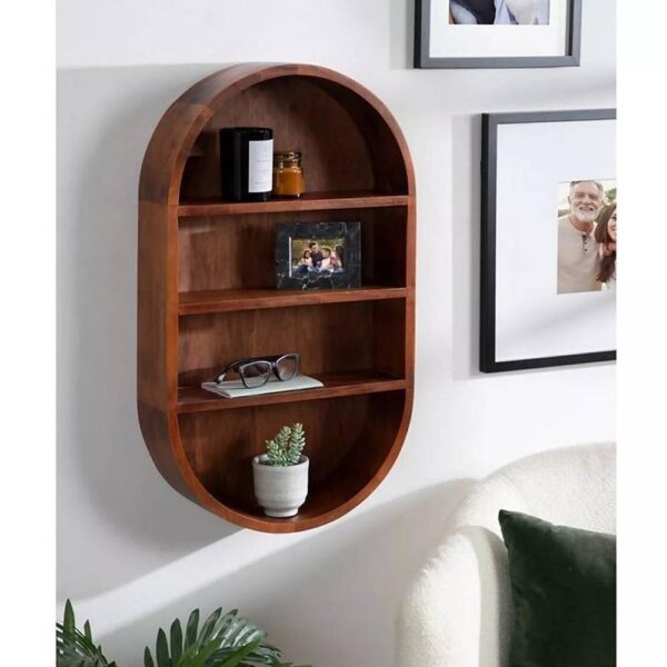 WOODENMOOD Rectangular Wall Rack - Woodenmood