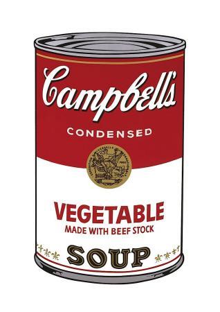 Campbell's Soup I: Vegetable, c.1968 - Giclee Print, 24x34 Campbell's Soup I: Vegetable, c.1968 - Giclee Print, 24x34