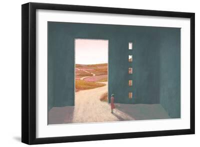 Conceptual art, surreal artwork - Black Framed Art Print Wall Art, 18x12
