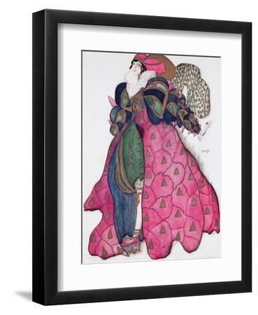 Costume Design for the Ballet 'La Legende de Joseph', 1914 - Black Framed Art Print Wall Art, 9x12 Costume Design for the Ballet 'La Legende de Joseph', 1914 - Black Framed Art Print Wall Art, 9x12
