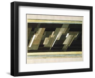 Diagonal-Medien - Black Framed Art Print Wall Art, 12x9