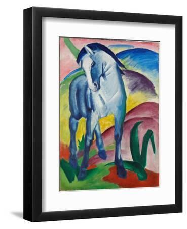 Expressionism - Blue Horse I by Marc, Franz (1880-1916) - Stadtische Galerie Im Lenbachhaus, Munich - Black Framed Art Print Wall Art, 9x12 Expressionism - Blue Horse I by Marc, Franz (1880-1916) - Stadtische Galerie Im Lenbachhaus, Munich - Black Framed Art Print Wall Art, 9x12
