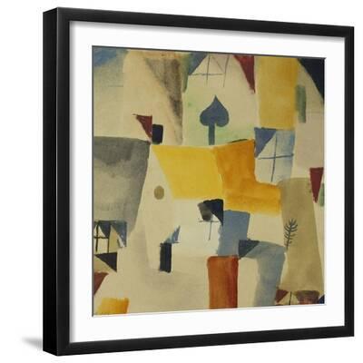 Fenster - Black Framed Art Print Wall Art, 16x16