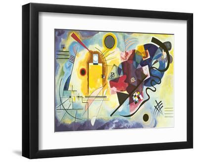 Gelb - rot - blau - Black Framed Art Print Wall Art, 12x9 Gelb - rot - blau - Black Framed Art Print Wall Art, 12x9