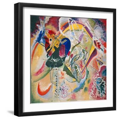 Improvisation 35, 1914 (Oil on Canvas) - Black Framed Art Print Wall Art, 16x16 Improvisation 35, 1914 (Oil on Canvas) - Black Framed Art Print Wall Art, 16x16