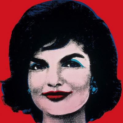 Jackie, 1964 (on red) - Wall Art Print, 12x12 Jackie, 1964 (on red) - Wall Art Print, 12x12