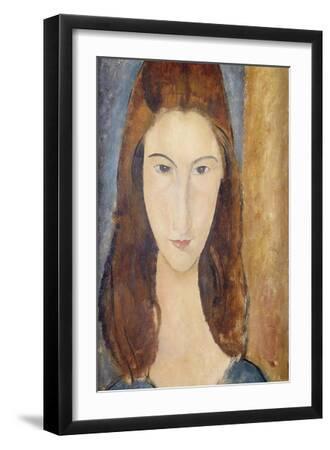 Jeanne Hebuterne - Black Framed Art Print Wall Art, 12x18