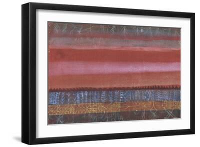 Layered Landscape; Ebene Landschaft - Black Framed Art Print Wall Art, 18x12