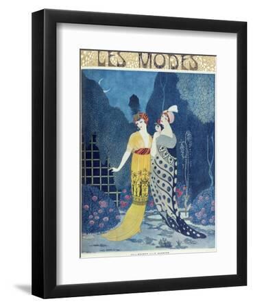 Les Modes - Black Framed Art Print Wall Art, 9x12