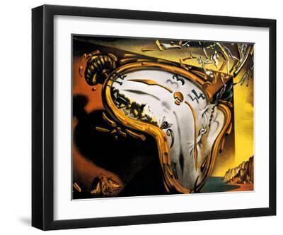 Les Montres Molles - Black Framed Art Print Wall Art, 20x16