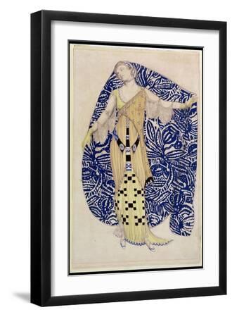 Modern Dress, Dione, 1910 - Black Framed Art Print Wall Art, 12x18 Modern Dress, Dione, 1910 - Black Framed Art Print Wall Art, 12x18