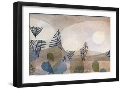 Oceanic Landscape - Black Framed Art Print Wall Art, 18x12