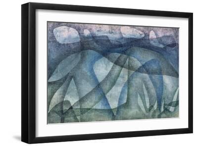 Rainy Day; Regentag - Black Framed Art Print Wall Art, 18x12