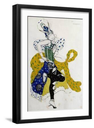 Sketch For the Ballet La Peri, by Paul Dukas - Black Framed Art Print Wall Art, 12x18