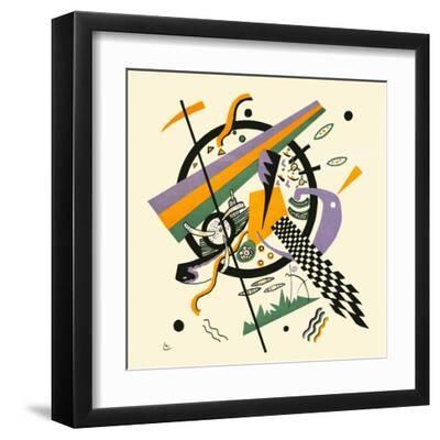 Small Worlds By Kandinsky - Black Framed Art Print Wall Art, 12x12 Small Worlds By Kandinsky - Black Framed Art Print Wall Art, 12x12