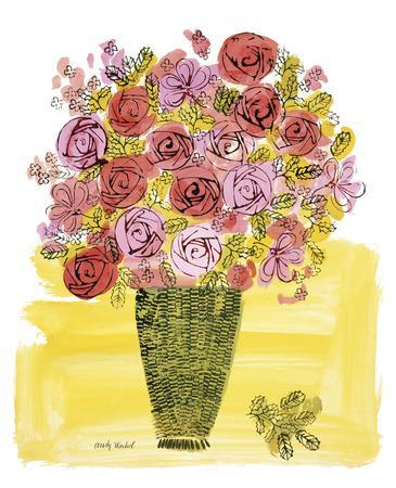 (Stamped) Basket of Flowers, 1958 - Wall Art Print, 30x37
