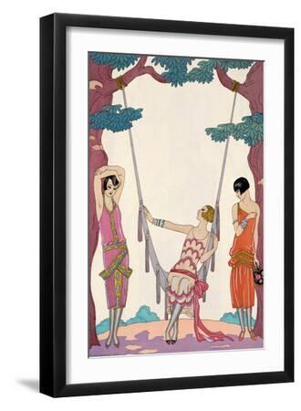 'Summer', 1925 - Black Framed Art Print Wall Art, 12x18