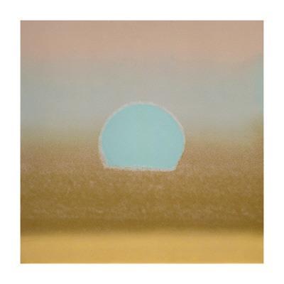 Sunset, c.1972 (gold, blue) - Giclee Print, 28x28