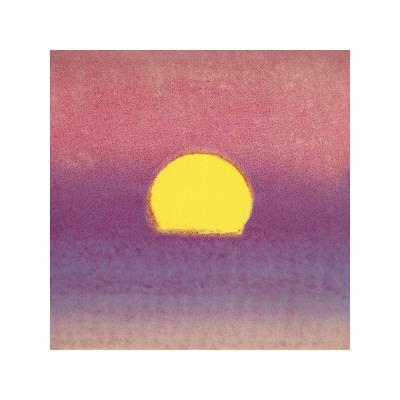 Sunset, c.1972 (pink, purple, yellow) - Giclee Print, 16x16