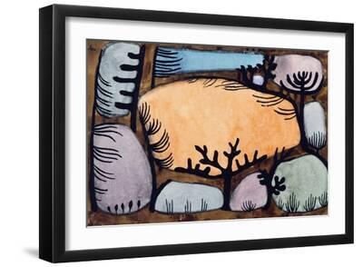 The Day in the Forest; Der Tag Im Wald - Black Framed Art Print Wall Art, 18x12