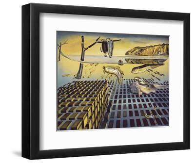 The Disintegration of the Persistence of Memory, c.1954 - Black Framed Art Print Wall Art, 14x11