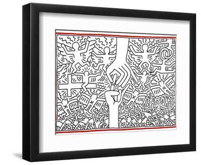 The Marriage of Heaven and Hell, 1984 - Black Framed Art Print Wall Art, 12x9
