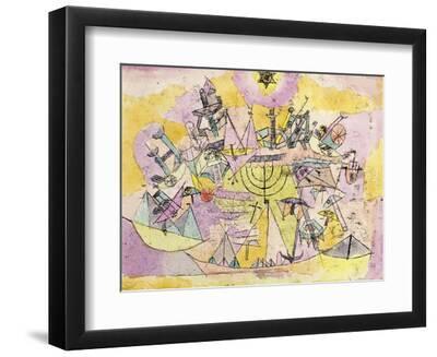The Unlucky Ships - Black Framed Art Print Wall Art, 12x9