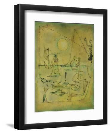 They're Biting - Black Framed Art Print Wall Art, 9x12