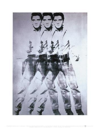 Triple Elvis, 1963 - Wall Art Print, 11x14